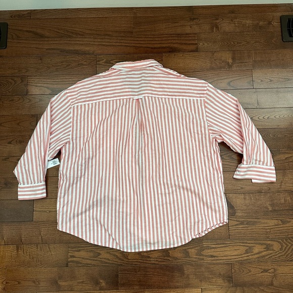 NWT Old Navy Button Down Linen Shirt - Picture 7 of 7